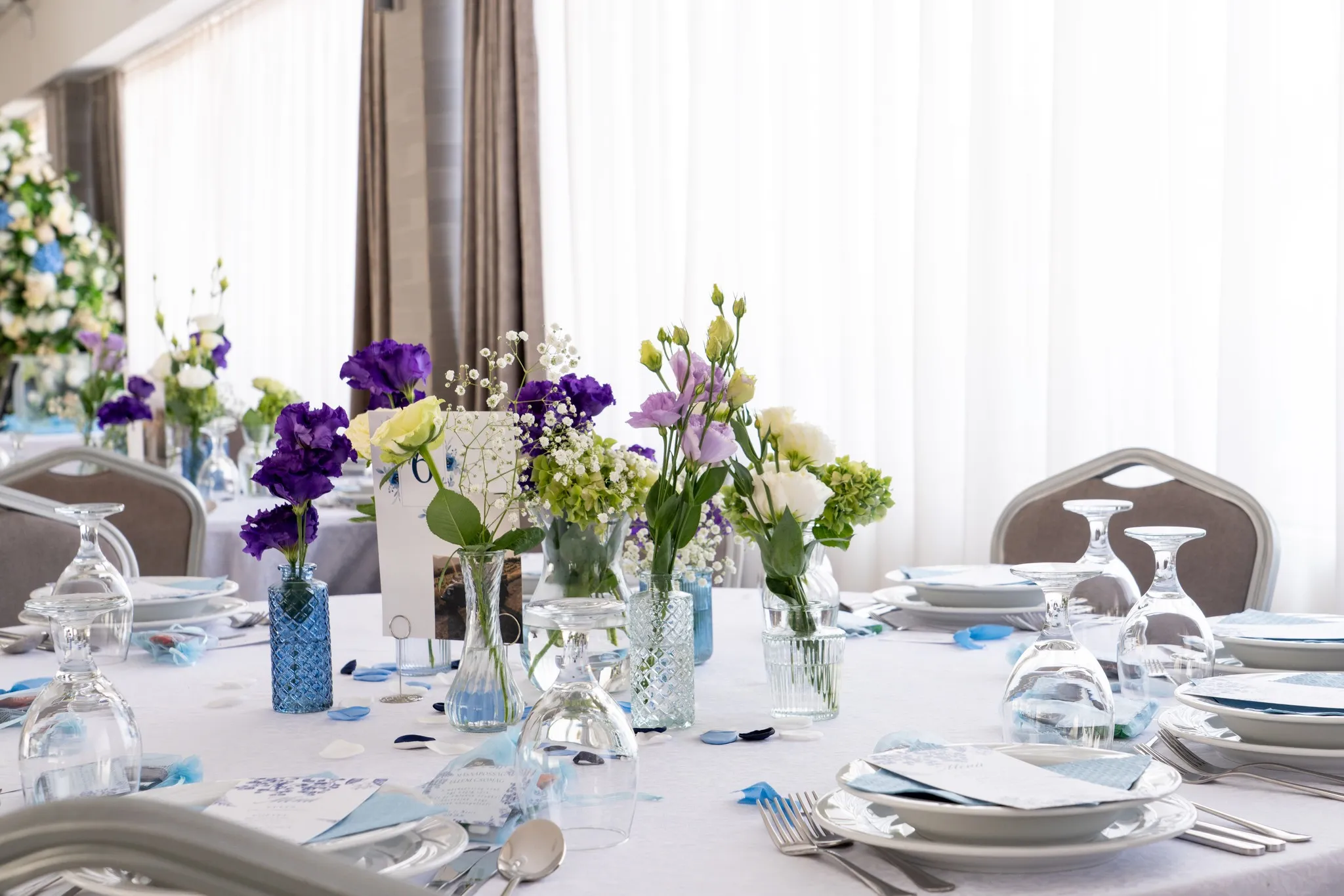 Esküvői dekoráció Vadvirág Rendezvényteremben